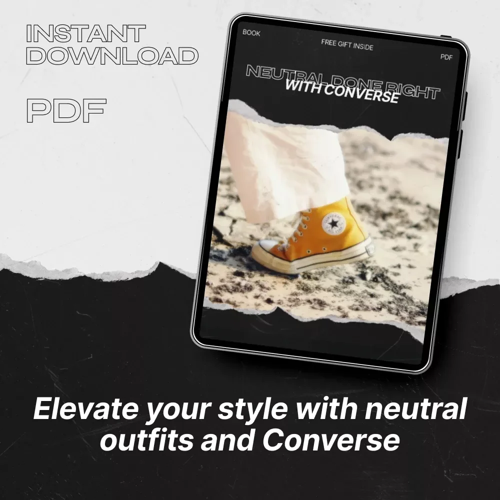 Neutral Done Right with Converse: The Ultimate Guide to Stylish Neutral Outfits with Converse Sneakers