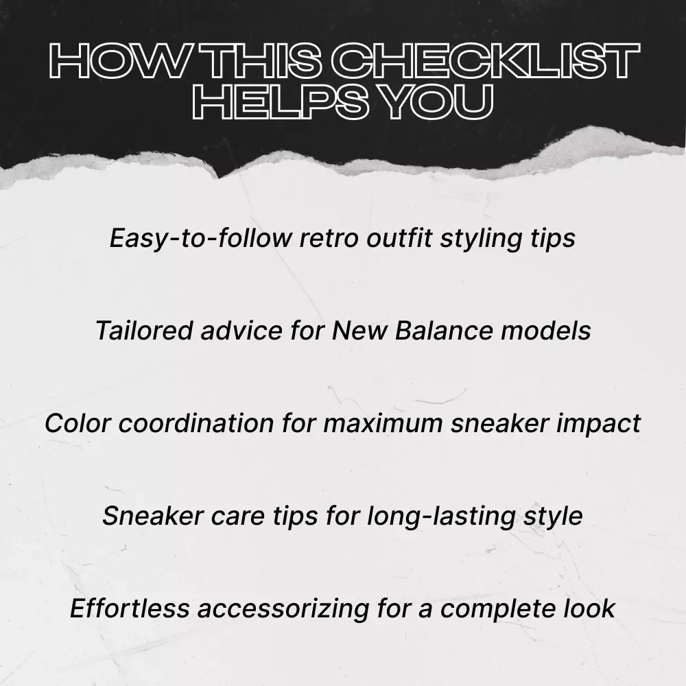 Vintage Vibes: Rock Your NB Sneakers – The Ultimate Checklist for New Balance Retro Inspired Outfits