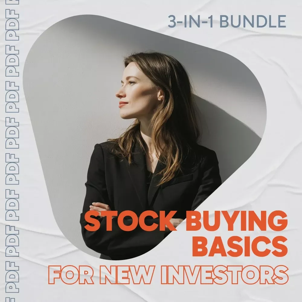 Stock Buying Basics for New Investors - 3-in-1 Digital Bundle (Guide, Checklist, eBook)
