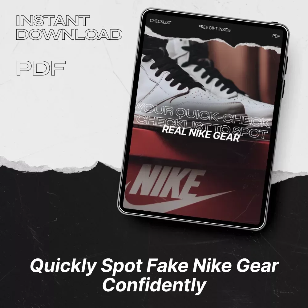 Your Quick-Check Checklist to Spot Real Nike Gear – Ultimate Nike Fake vs Real Concern Guide