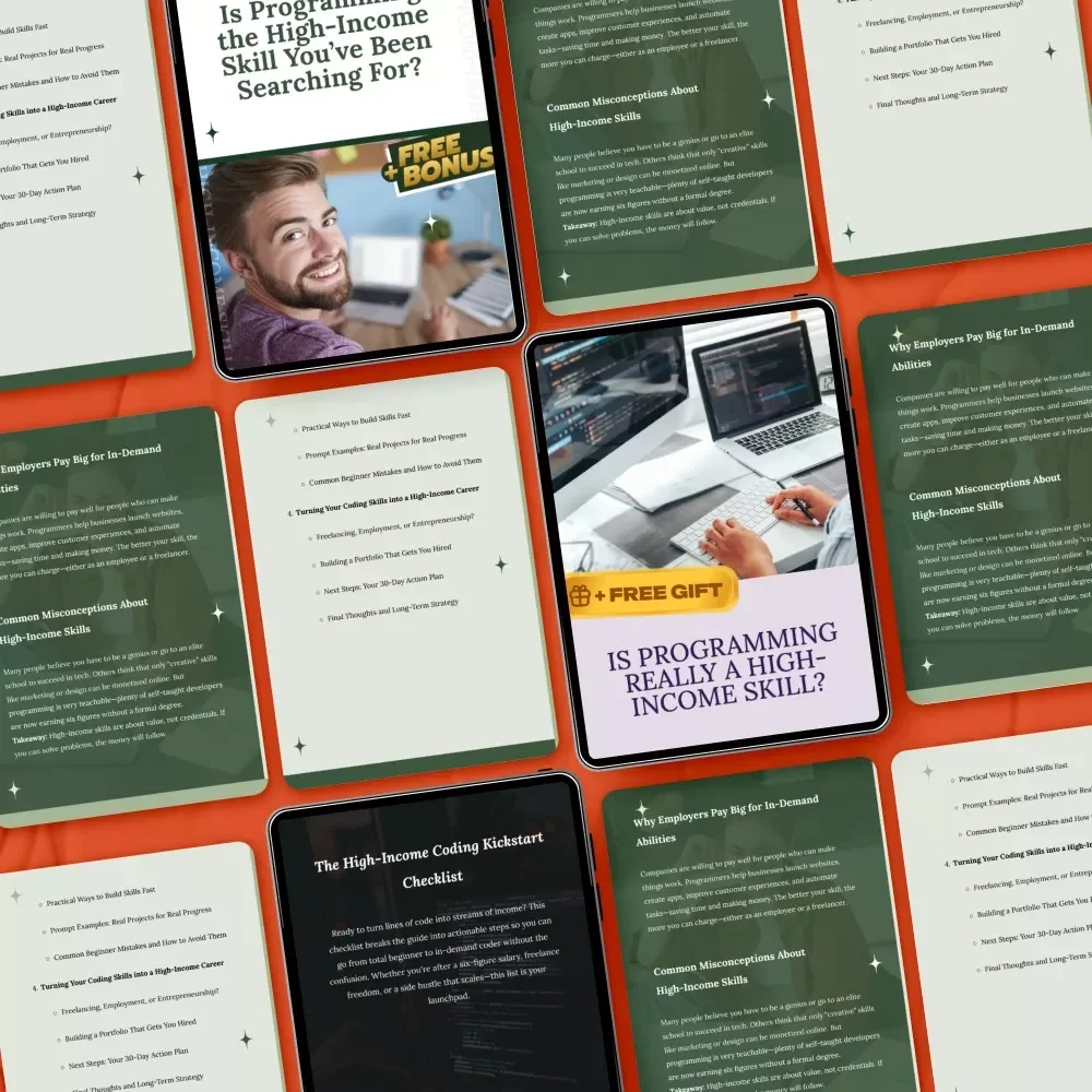 The Programming Skill Value System – 3-in-1 Guide, Checklist & eBook | High-Income Skill Insights