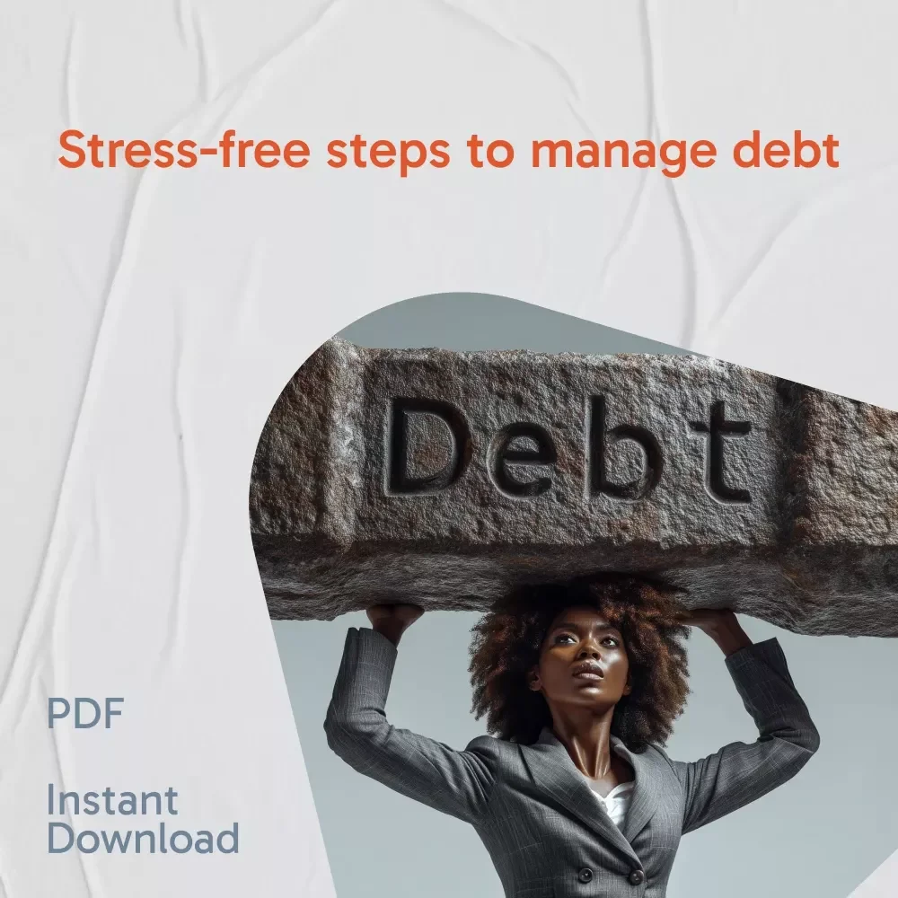 A Practical Toolkit for Debt-Related Stress | 4-in-1 eBooks & Checklist for Debt and Stress Relief