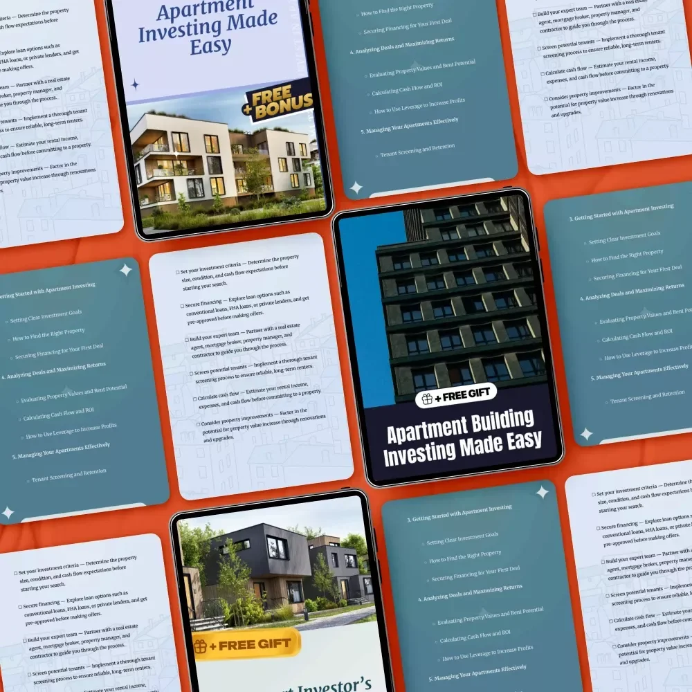 Apartment Market Playbook for Serious Investors | 5-in-1 Apartment Investing Guides & Tools