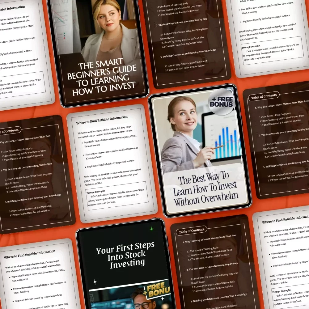Understanding Investing Step by Step – 5-in-1 Beginner Bundle | Best Way to Learn How to Invest