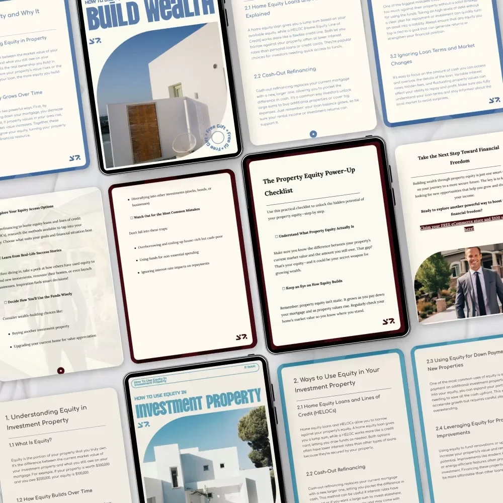 The Property Equity Planning Pack: 3-in-1 Guide, Checklist & eBook on Using Equity in Investment Property