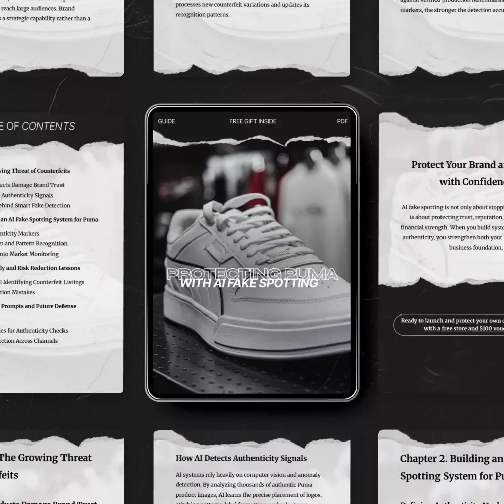 Protecting Puma with AI Fake Spotting - Digital Guide for Authenticity Detection