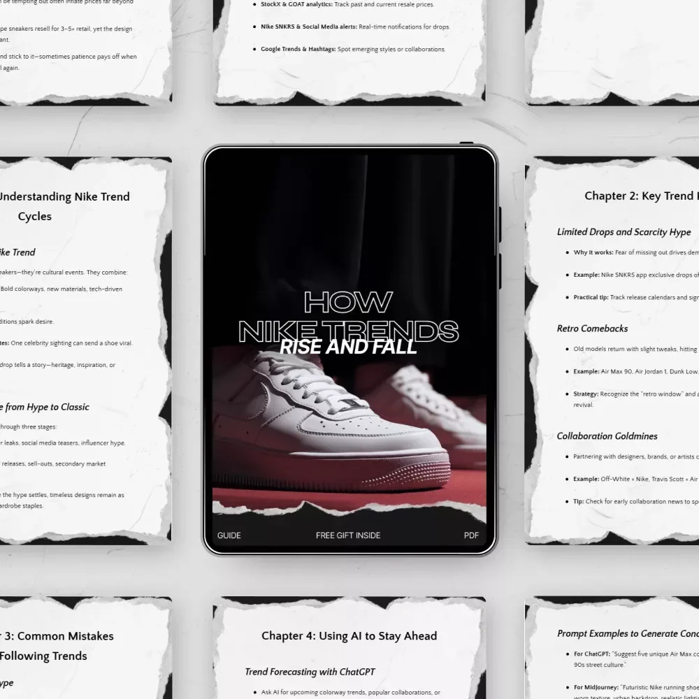 How Nike Trends Rise and Fall – The Ultimate Guide to nike trend cycles explained, Sneaker Hype Patterns, Limited Drops & AI Forecasting