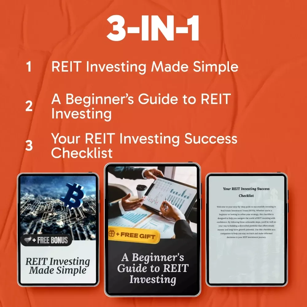 A Beginner-Friendly REIT Investing Bundle | REIT Investing for Beginners 3-in-1 Guide