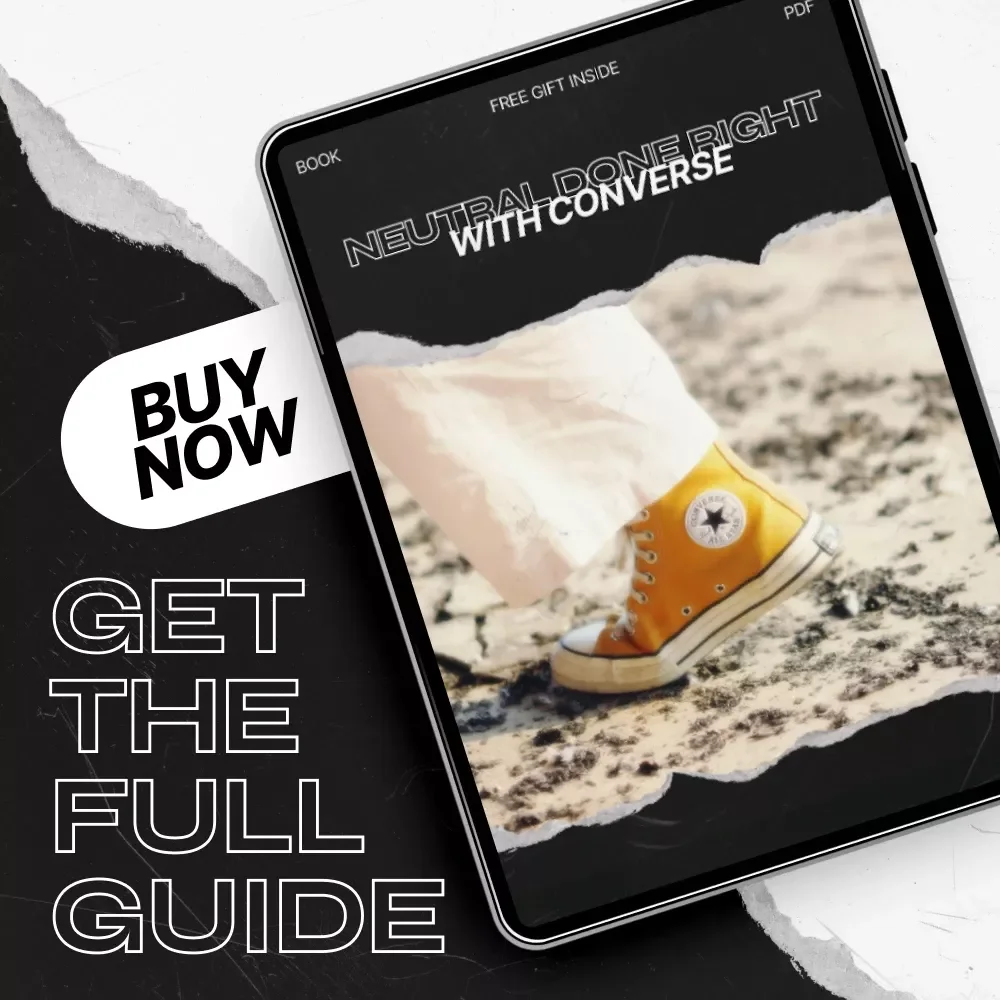 Neutral Done Right with Converse: The Ultimate Guide to Stylish Neutral Outfits with Converse Sneakers