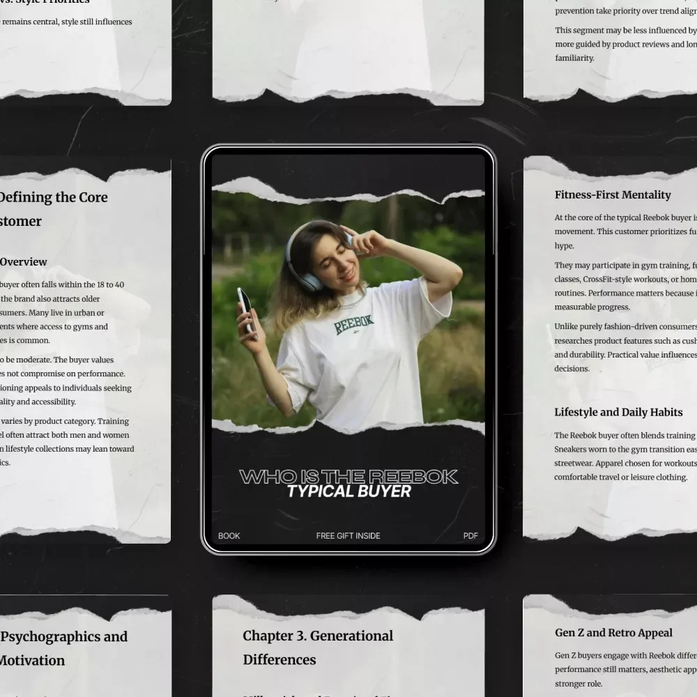 Who Is the Reebok Typical Buyer | In-Depth reebok typical buyer eBook Guide for Brand Strategy, Marketing Insights & Audience Profiling
