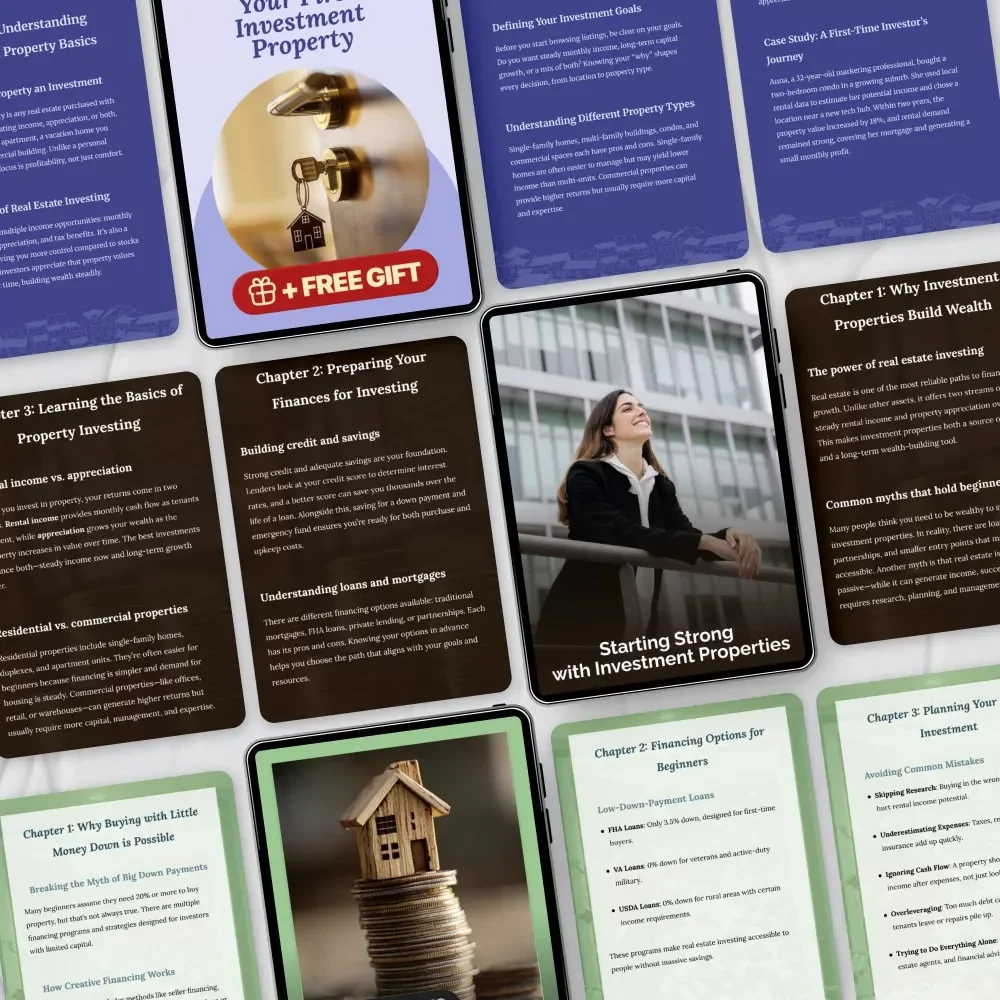 Rental Property Acquisition Starter Pack | 5-in-1 Guide for How to Start Buying Investment Properties