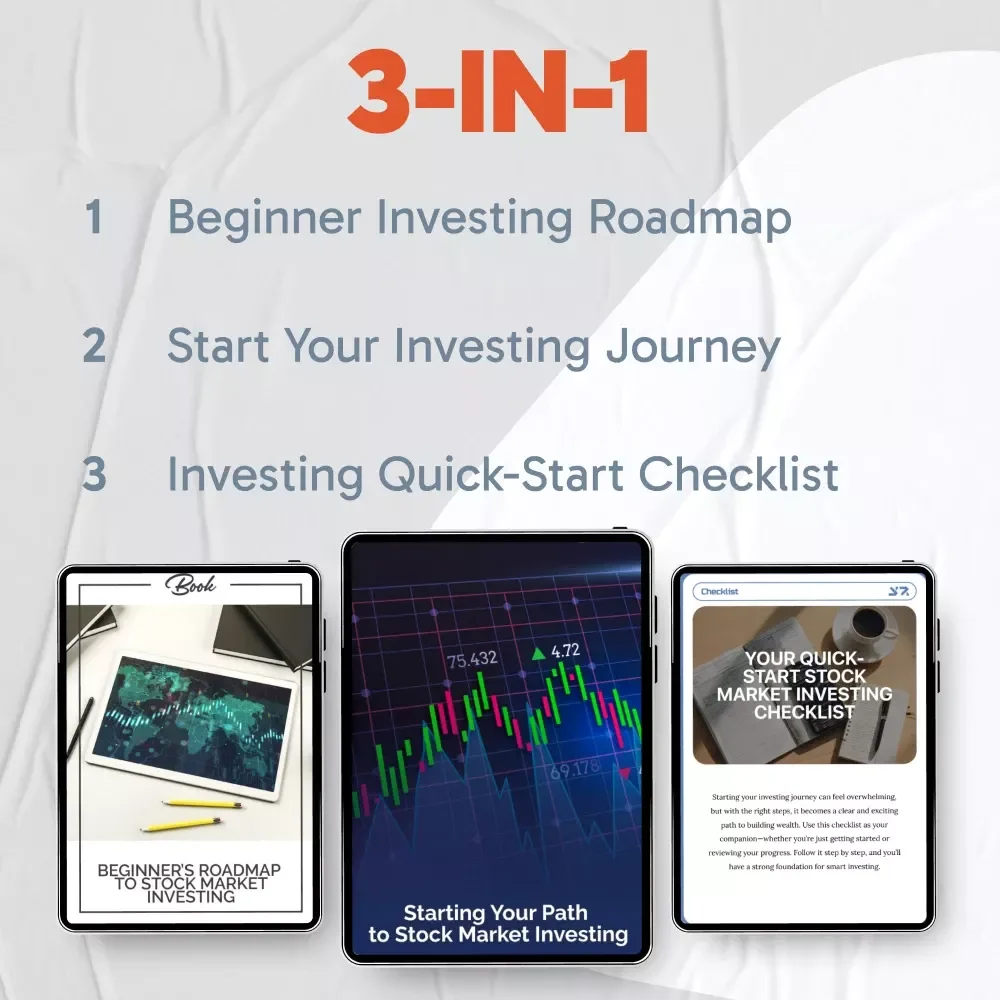 Foundations of Stock Market Investing | 3-in-1 Guide, Checklist & eBook Bundle for Beginners