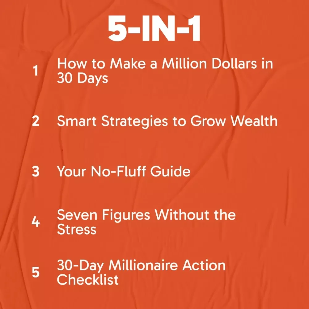 Realistic Toolkit for Reaching Seven Figures | 5-in-1 Million Dollar Guides | how to make a million dollars