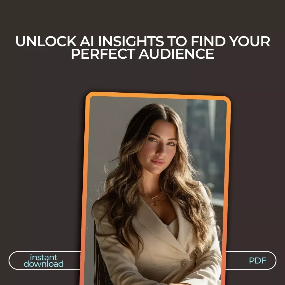 AI Audience Research Toolkit - 3-in-1 Digital Bundle for Targeted Market Insights