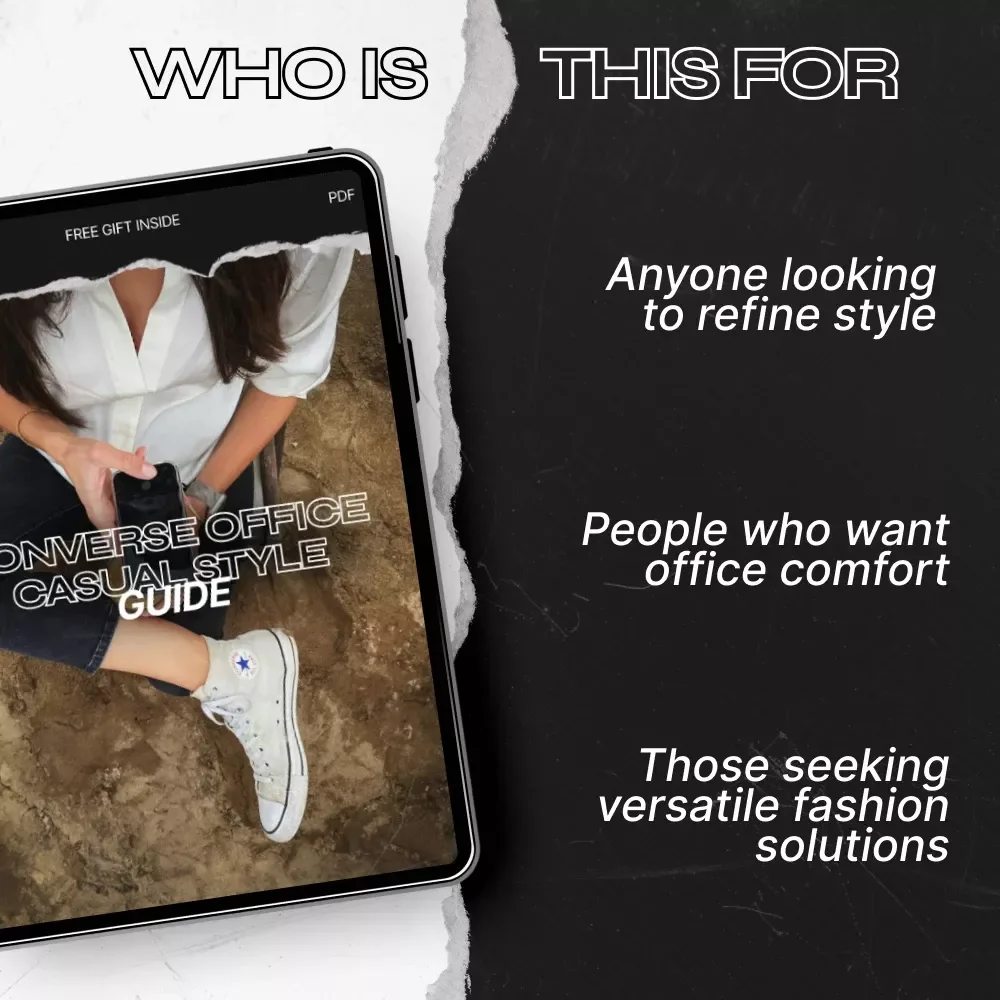 Converse Office Casual Style Guide - Your Ultimate eBook for Effortless Office Fashion