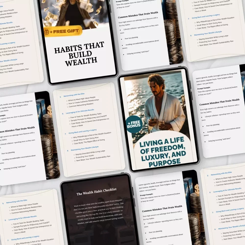 Refined Living Habits Bundle | 4-in-1 Guide, Checklists & eBook for Wealthy Lifestyles