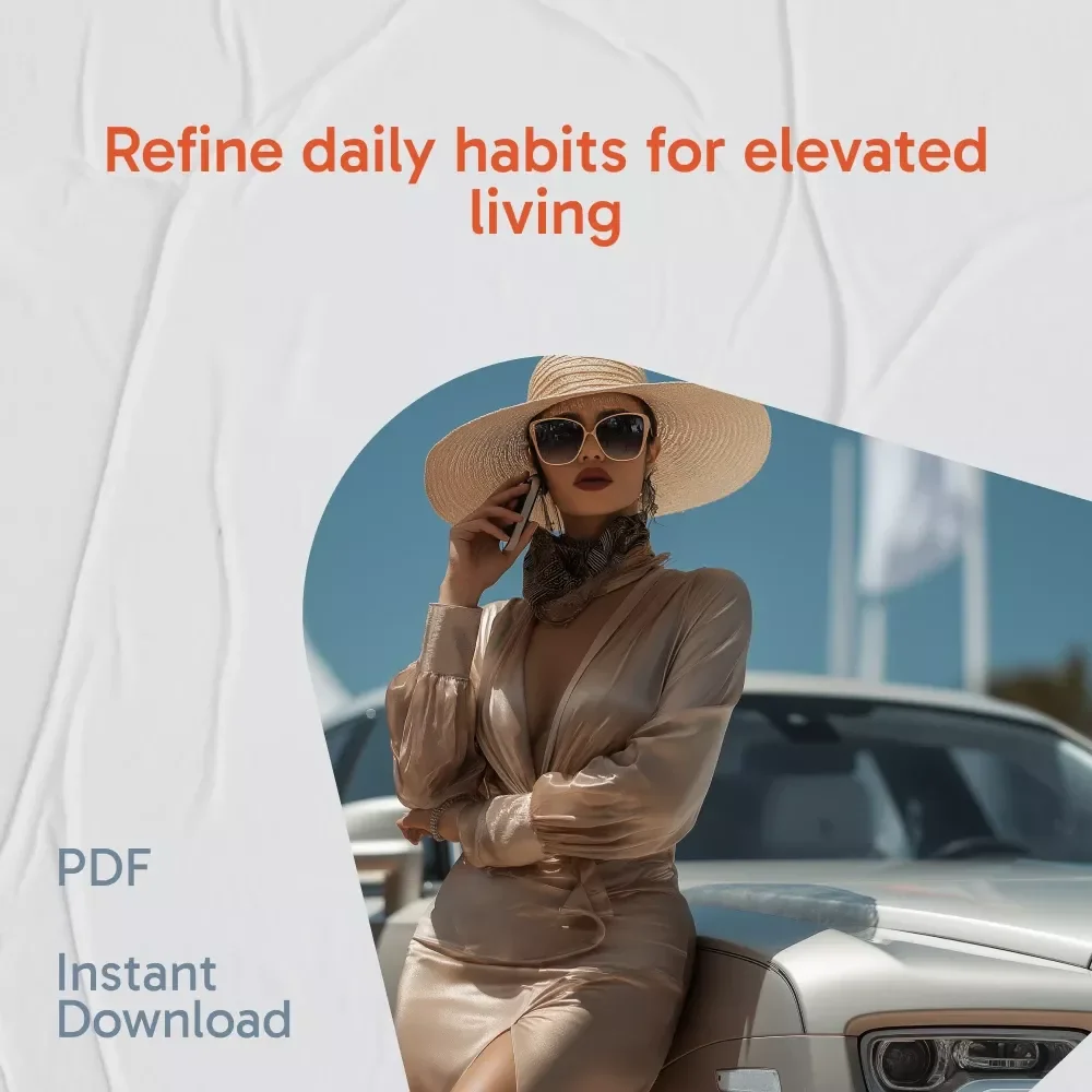 Refined Living Habits Bundle | 4-in-1 Guide, Checklists & eBook for Wealthy Lifestyles