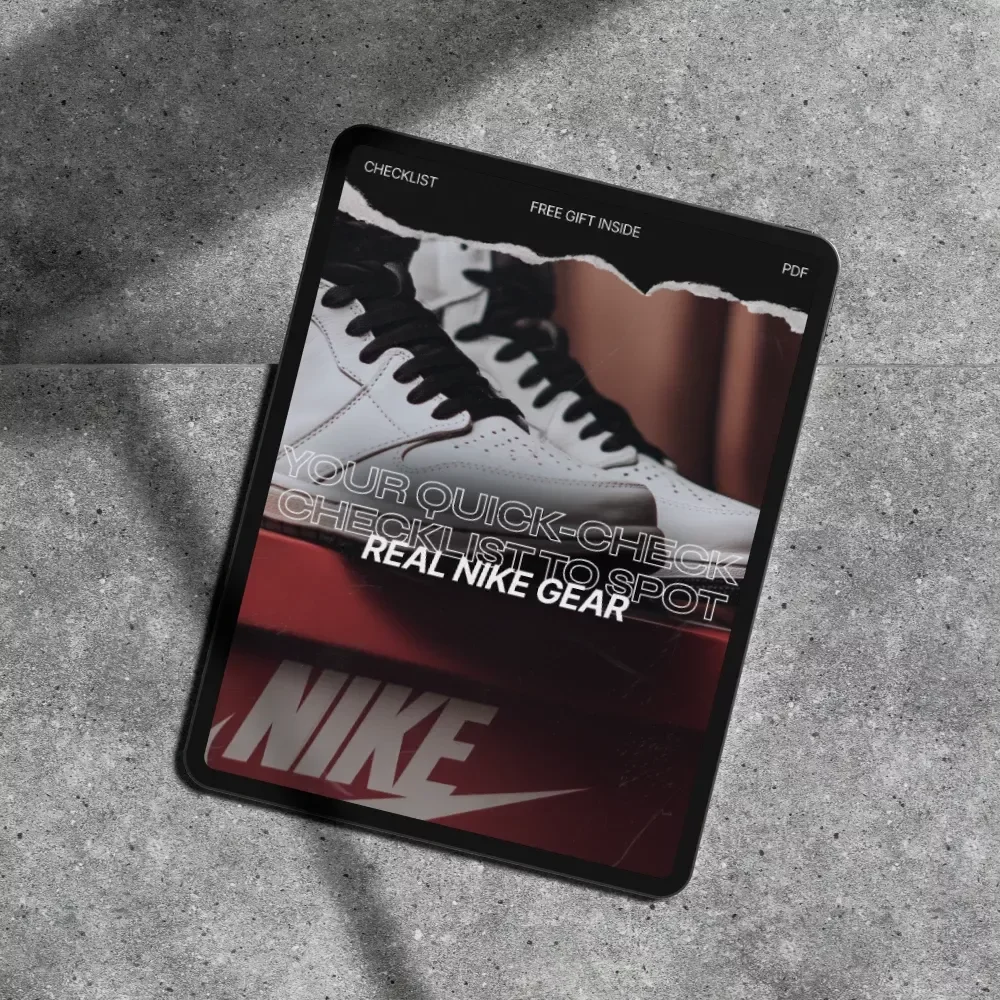Your Quick-Check Checklist to Spot Real Nike Gear – Ultimate Nike Fake vs Real Concern Guide