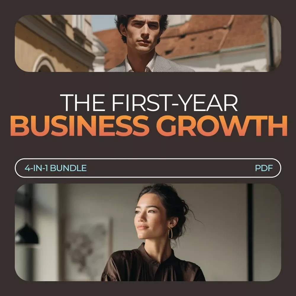 The First-Year Business Growth Toolkit: 4-in-1 Bundle to Achieve Online Business Goals
