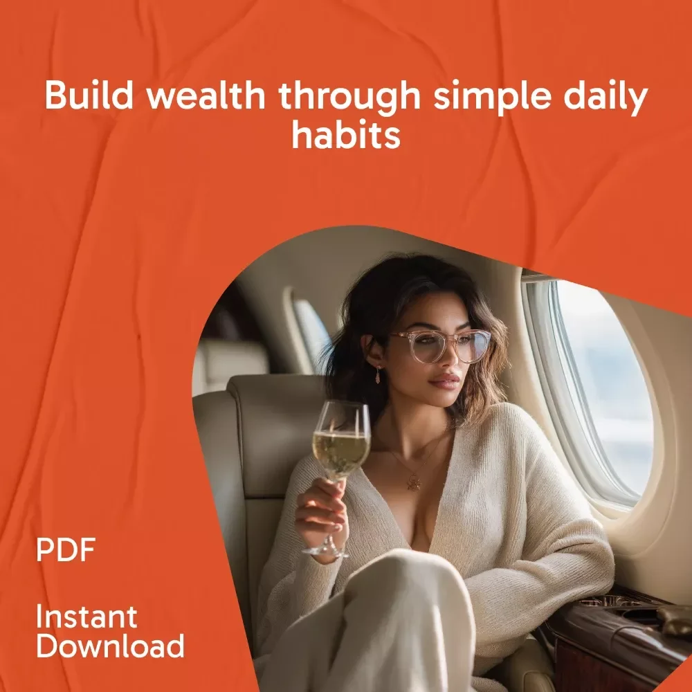 Wealth Building Daily Habits Bundle | rich habits you can adopt | 4-in-1 Digital Guides