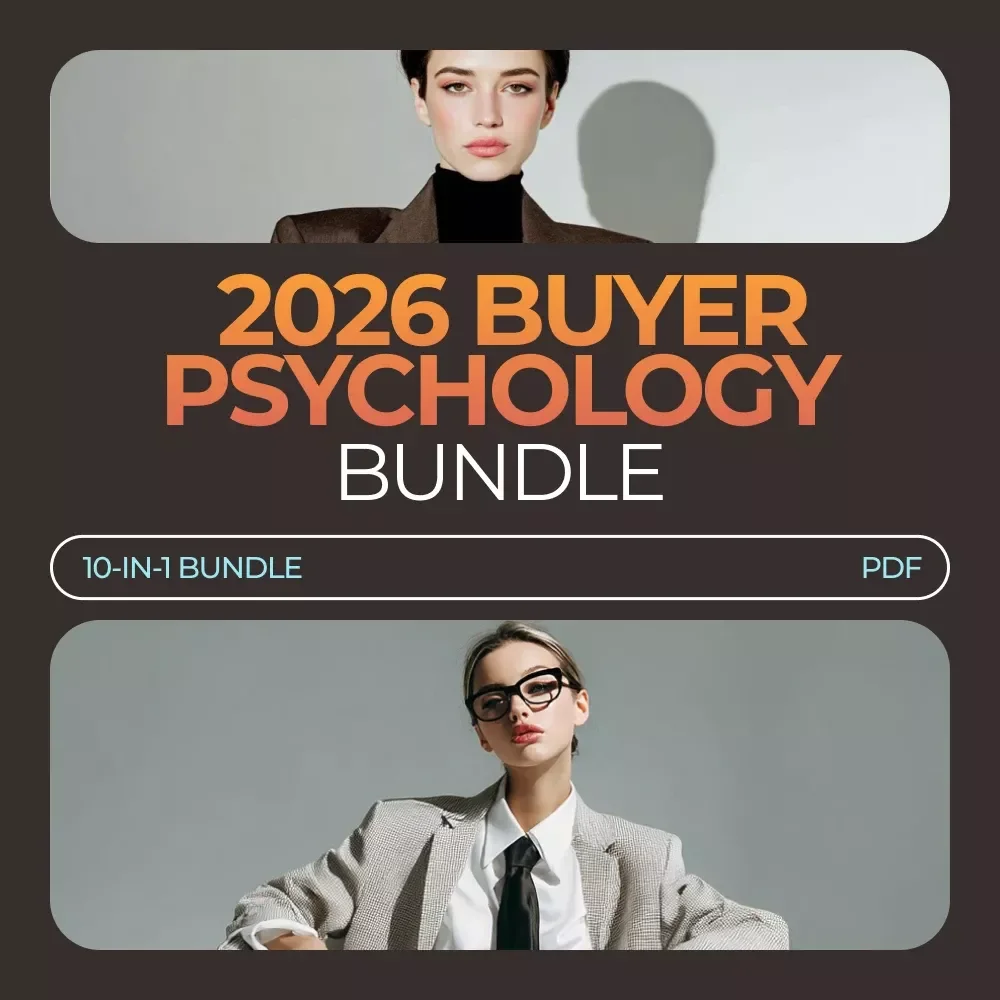 2026 Buyer Psychology Bundle - 10 Digital Downloads for Understanding Buyer Behavior in 2026