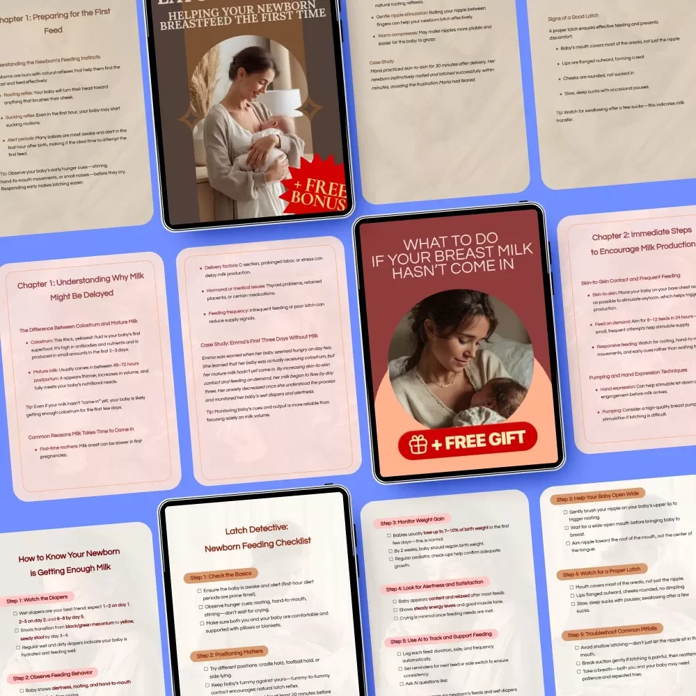 Your Confidence Bundle for Newborn Breastfeeding - 5-in-1 Digital Guide & Checklist Set