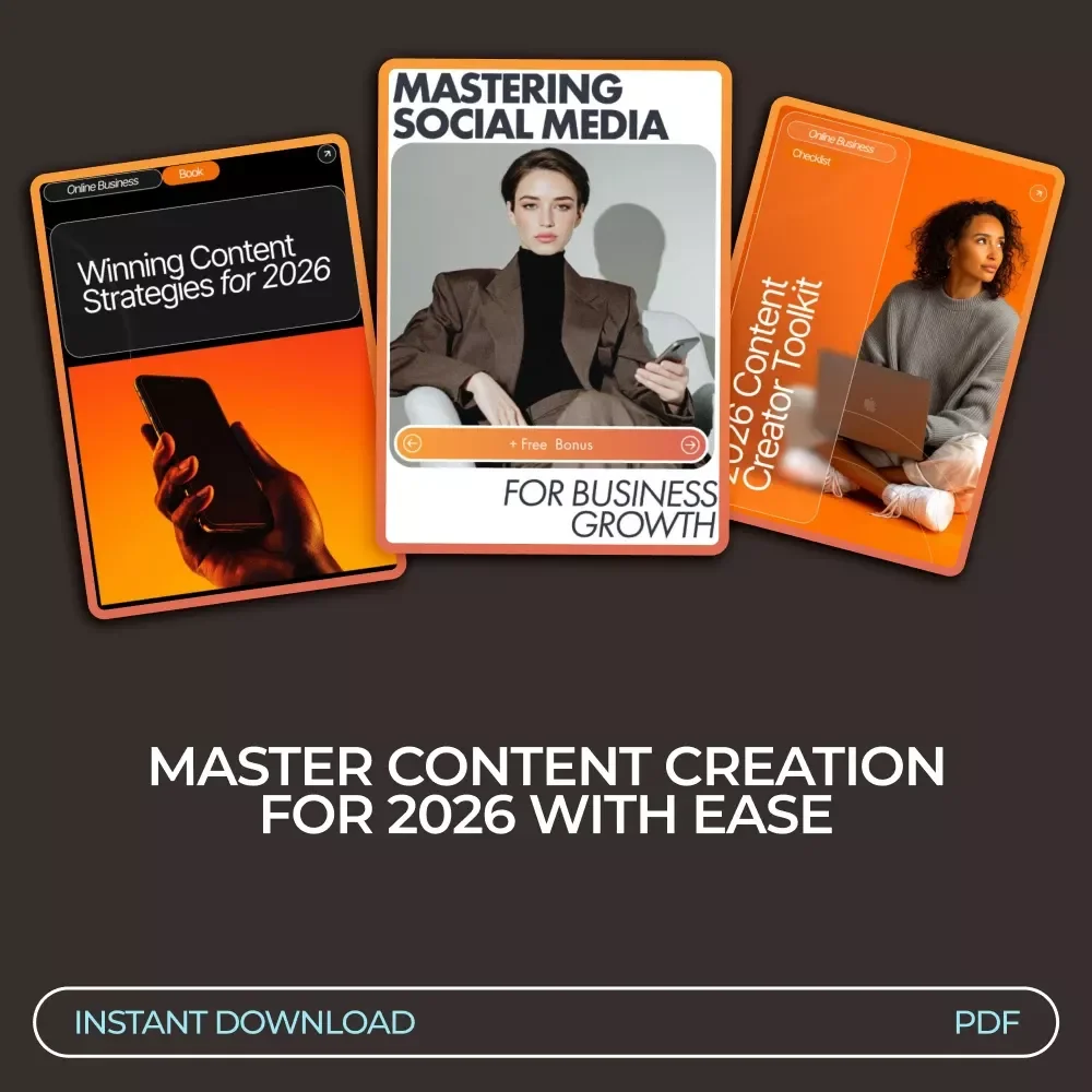 2026 Content Strategy Bundle - Master Social Media, Winning Strategies & Creator Checklist