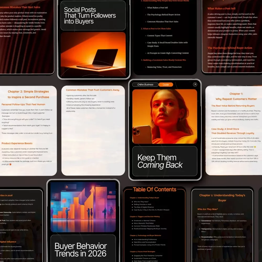 2026 Buyer Psychology Bundle - 10 Digital Downloads for Understanding Buyer Behavior in 2026