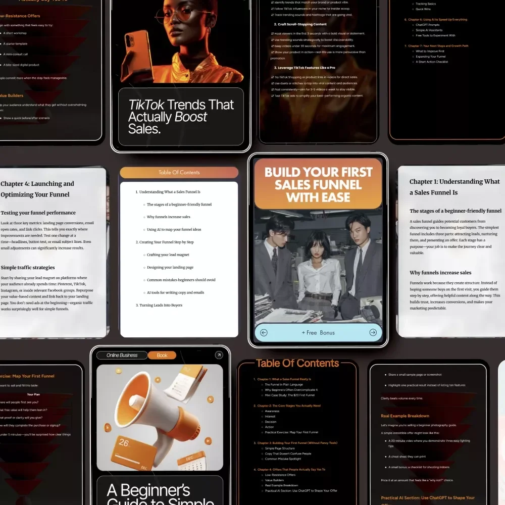 Sales Funnels Toolkit for Beginners: 3-in-1 Bundle (Guides, eBooks & Checklists)
