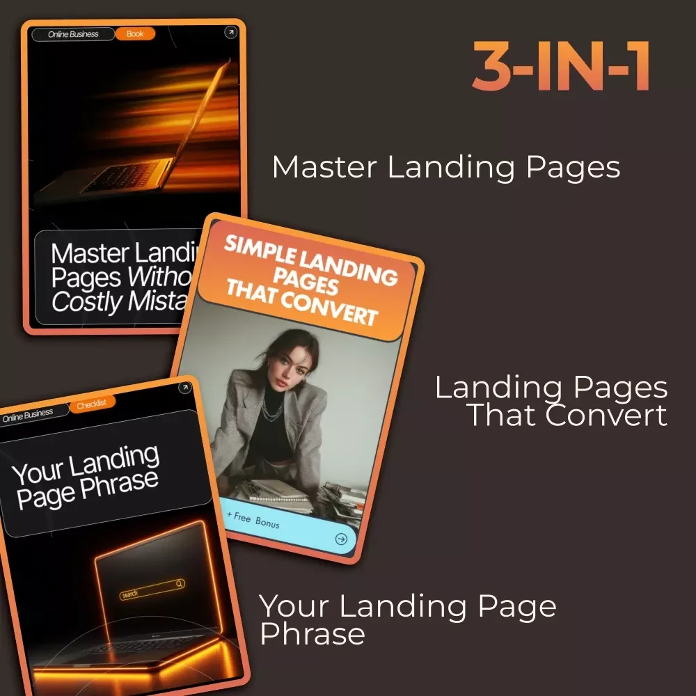 Simple Landing Page Builder Toolkit: 3-in-1 Bundle for Easy Landing Pages That Convert