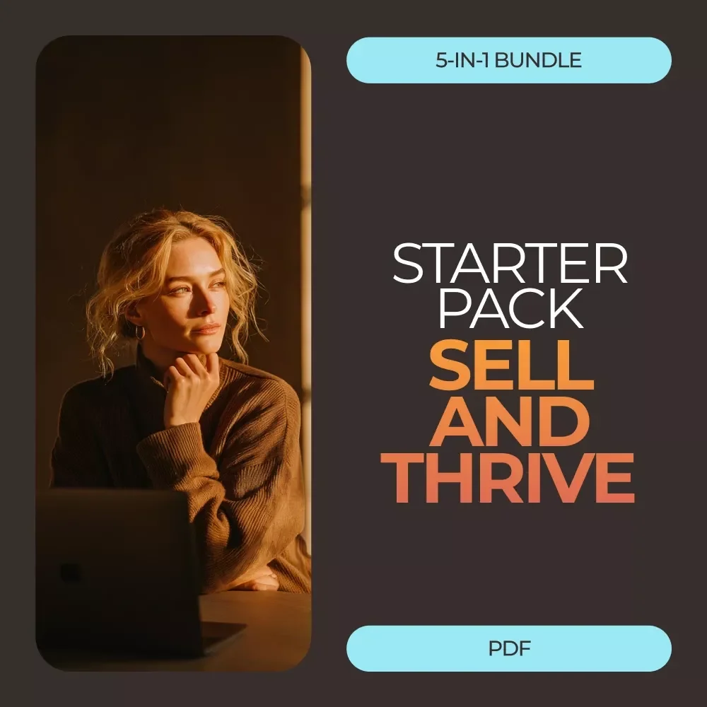 Time-Saving Starter Pack to Sell and Thrive: 5-in-1 Digital Download Bundle