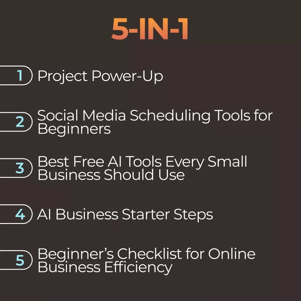 Time-Saving Starter Pack to Sell and Thrive: 5-in-1 Digital Download Bundle