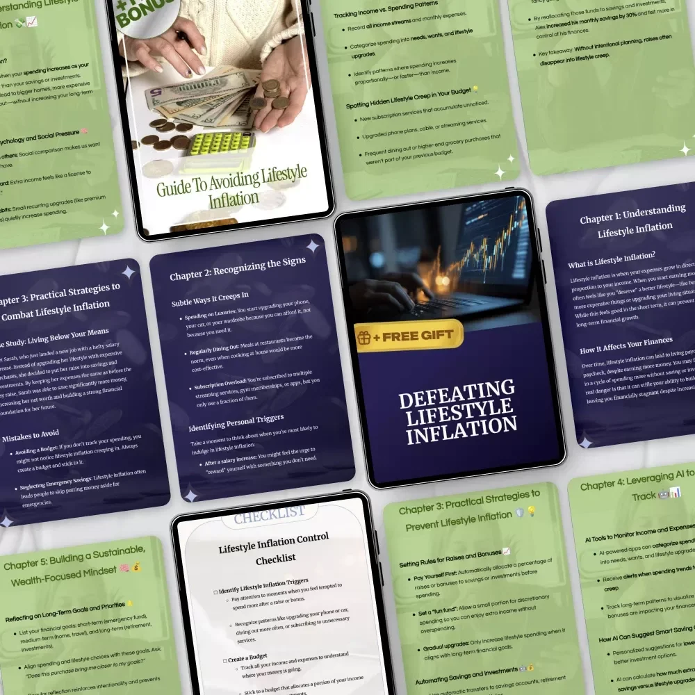 Spending Escalation Awareness and Control Toolkit | Lifestyle Inflation 3-in-1 Bundle