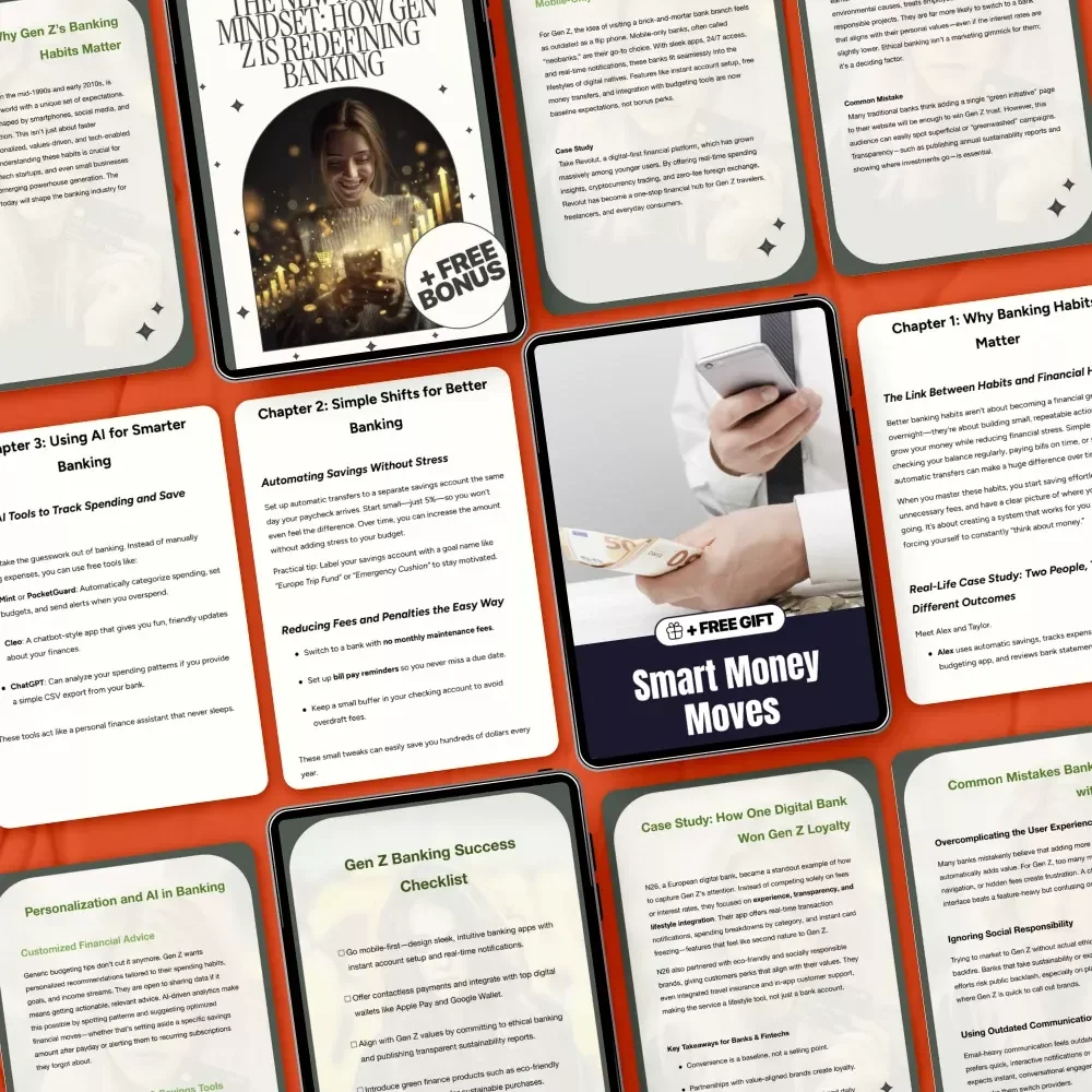 Gen Z Smart Money Habits Bundle | The New Money Mindset + Smart Money Moves for generation z banking habits