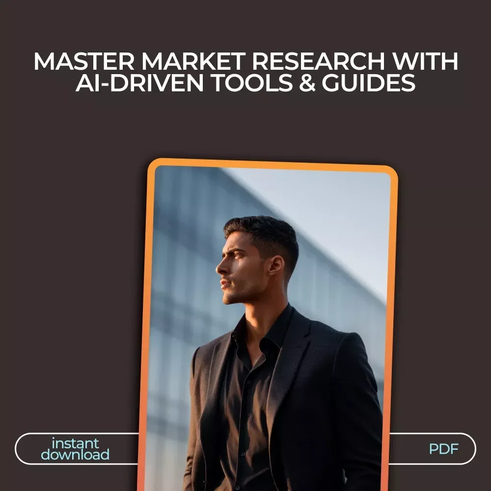 Simple Market Research Toolkit: 5-in-1 Bundle for Beginners & AI Insights