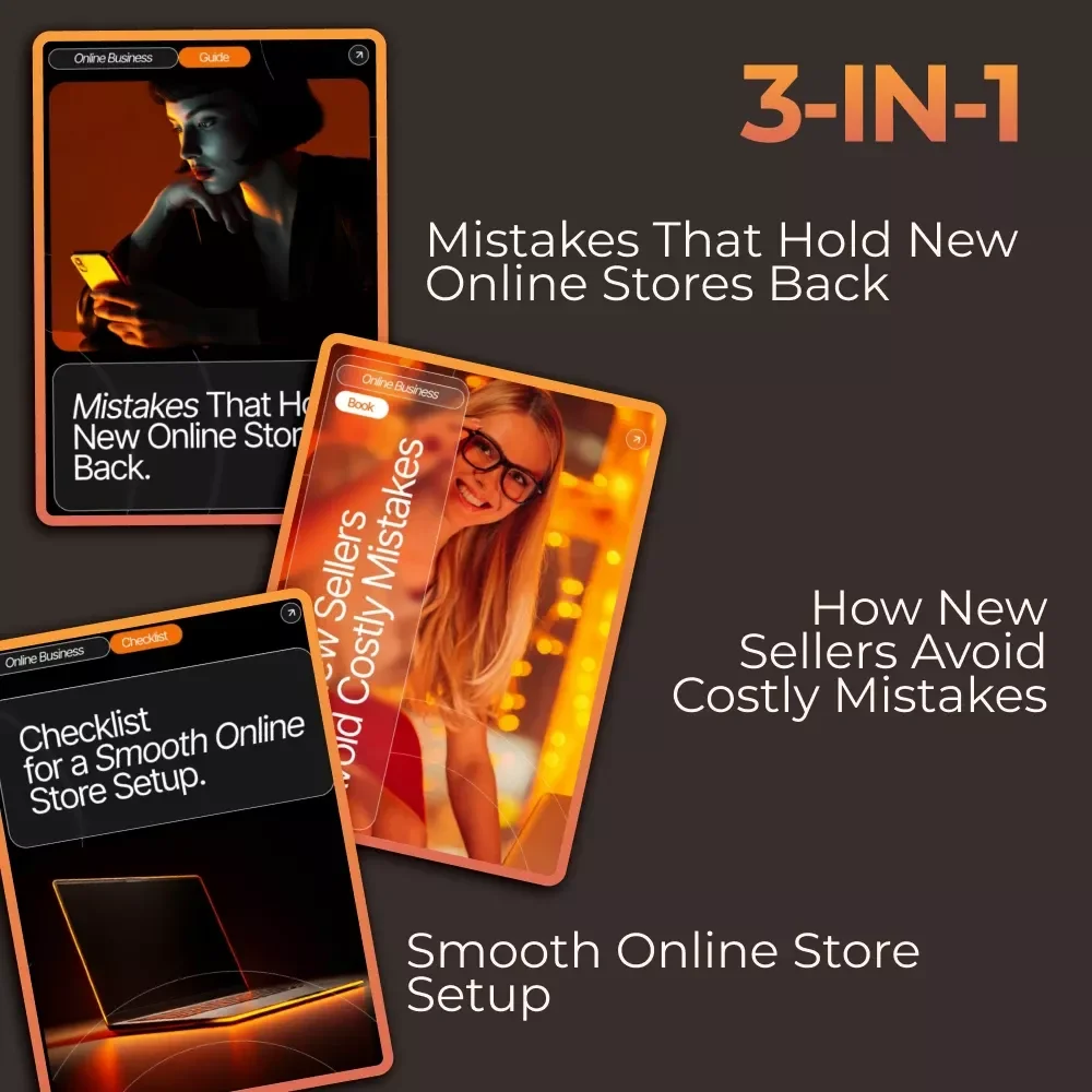 Beginner-Proof Online Store Setup Bundle: Mistakes That Hold New Online Stores Back, Checklist & Guide