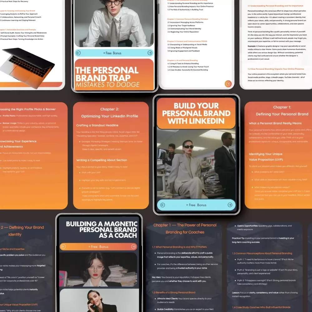 Personal Brand Builder Toolkit: 5-in-1 Bundle for How to Build a Personal Brand Online