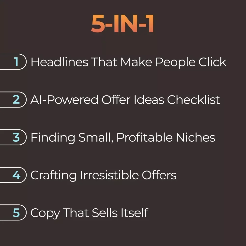 Offer Creation Starter Bundle: 5-in-1 Digital Downloads for Crafting Irresistible Offers