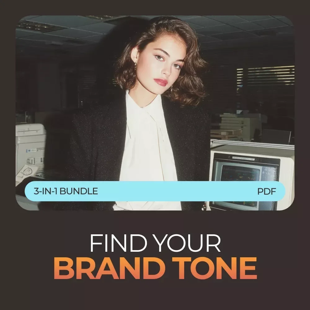 Find Your Brand Tone Toolkit: 3-in-1 Bundle for Beginners - Guides, eBooks, & Checklists