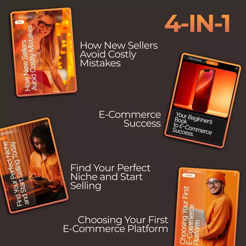 E-commerce Basics Bundle: 4-in-1 Digital Guides for Beginners