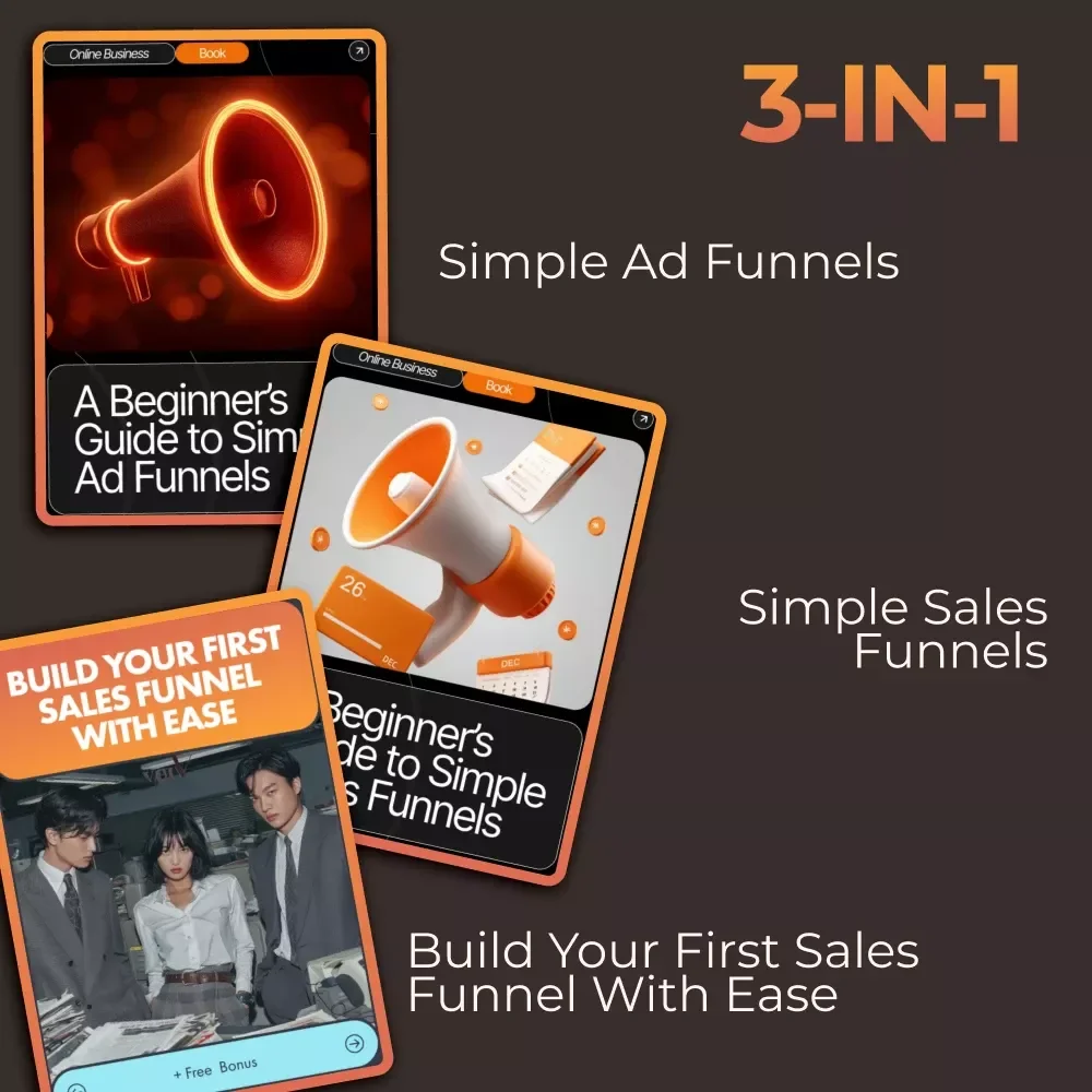 Simple Ad Funnel Toolkit: 3-in-1 Bundle for Beginners | Digital Downloads