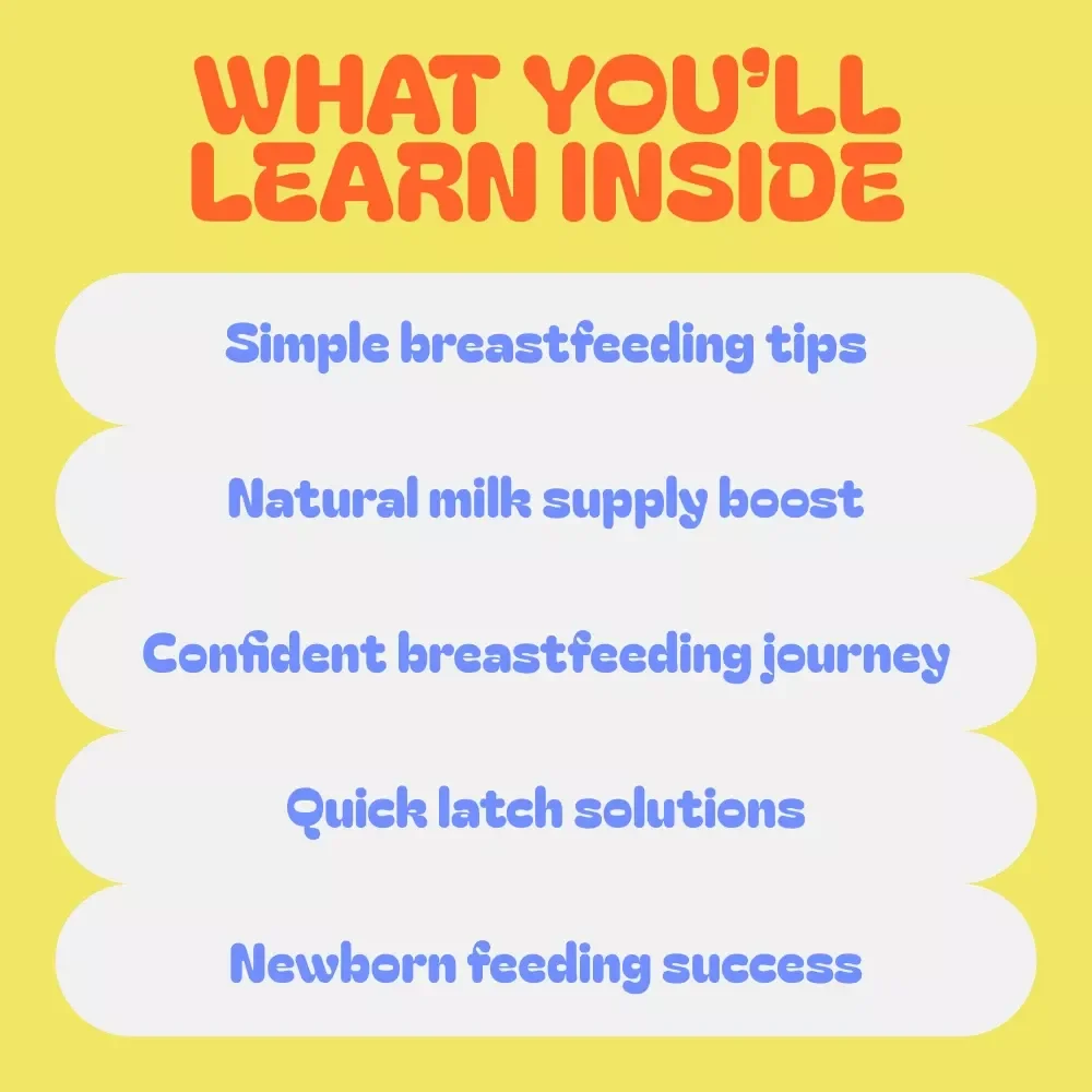 Your Confidence Bundle for Newborn Breastfeeding - 5-in-1 Digital Guide & Checklist Set