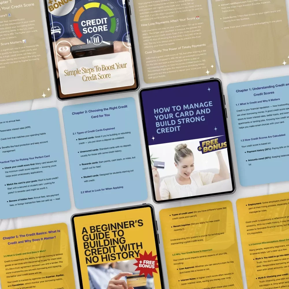 Smart Credit History Builder Toolkit | 10-in-1 Guide on how to build credit Fast