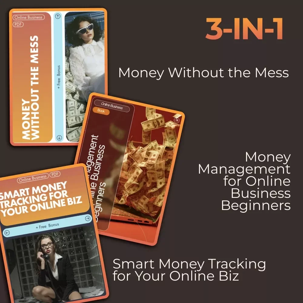 Money Management Toolkit for Online Business Owners: 3-in-1 Bundle of Guides & Checklists