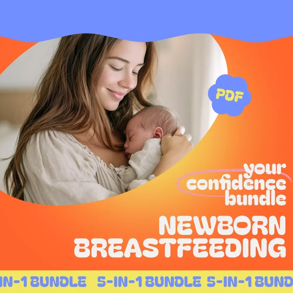 Your Confidence Bundle for Newborn Breastfeeding - 5-in-1 Digital Guide & Checklist Set