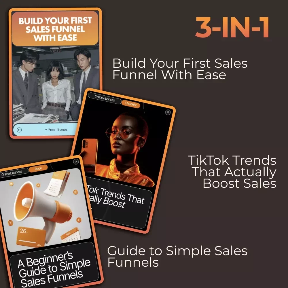 Sales Funnels Toolkit for Beginners: 3-in-1 Bundle (Guides, eBooks & Checklists)