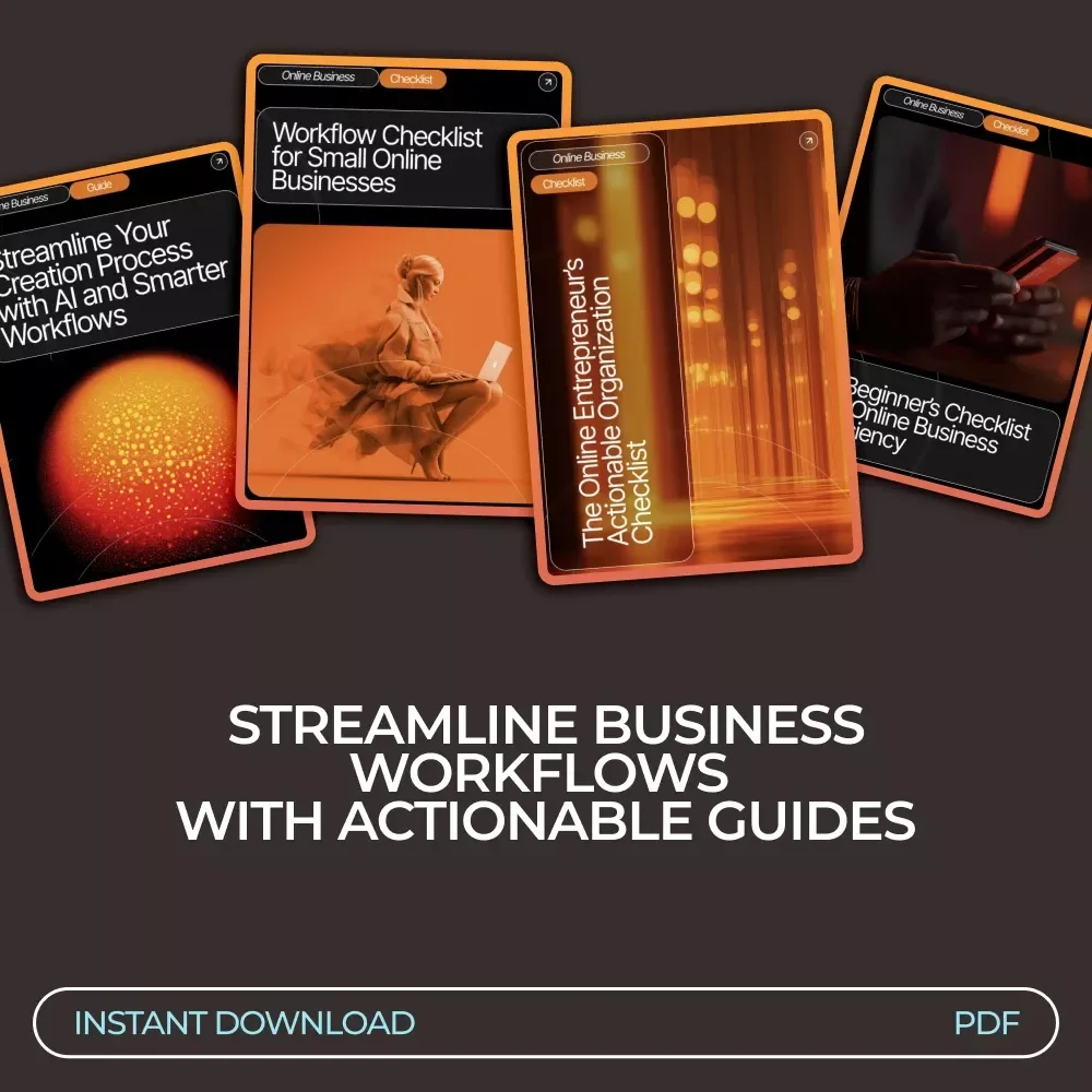 Small Business Process Builder Toolkit - 4-in-1 Digital Download Bundle for Entrepreneurs
