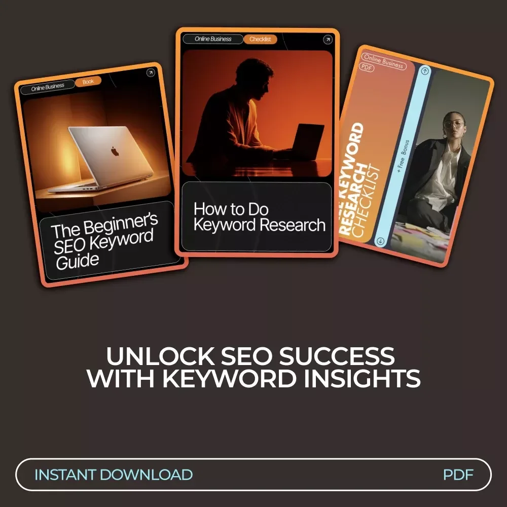 Keyword Research Made Easy Bundle | 5-in-1 Digital Download Set for SEO Success