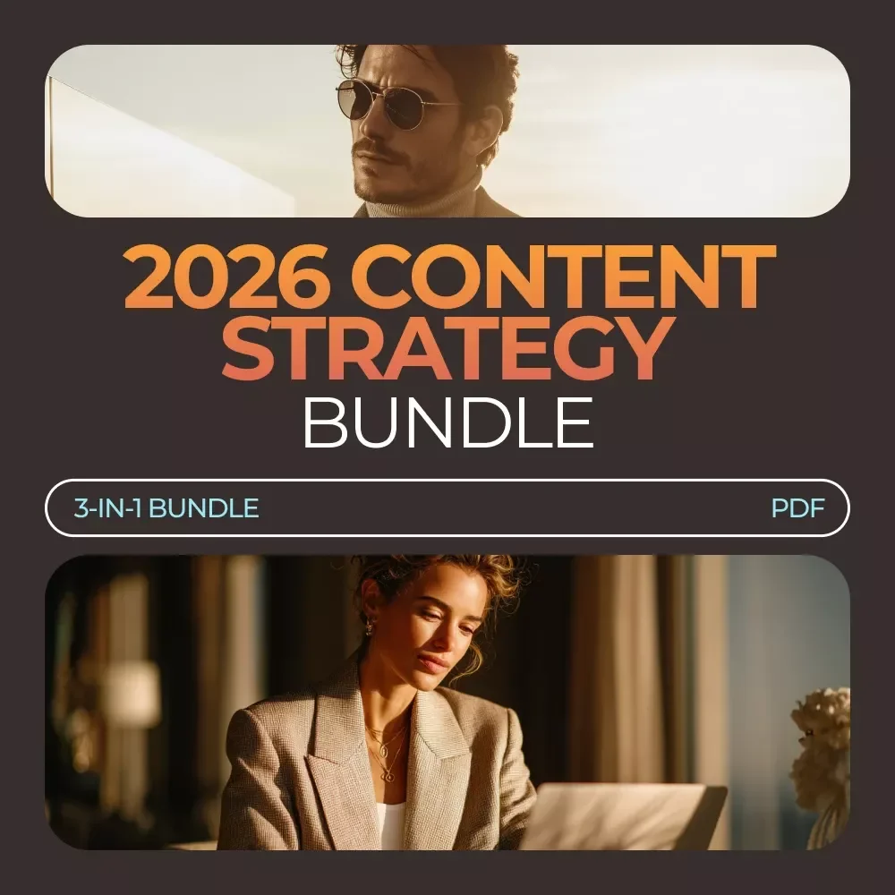2026 Content Strategy Bundle - Master Social Media, Winning Strategies & Creator Checklist