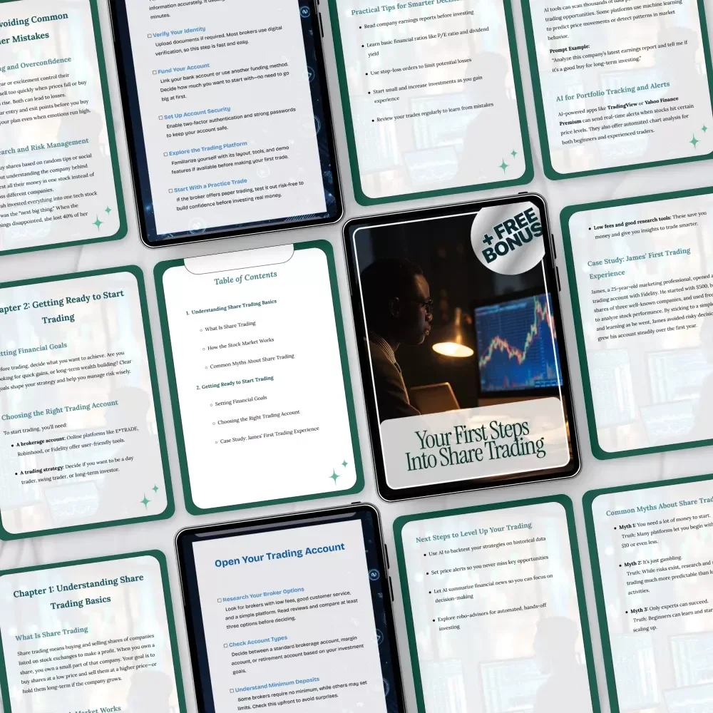Clear Path to Opening a Trading Account: 3-in-1 Digital Bundle for Beginners